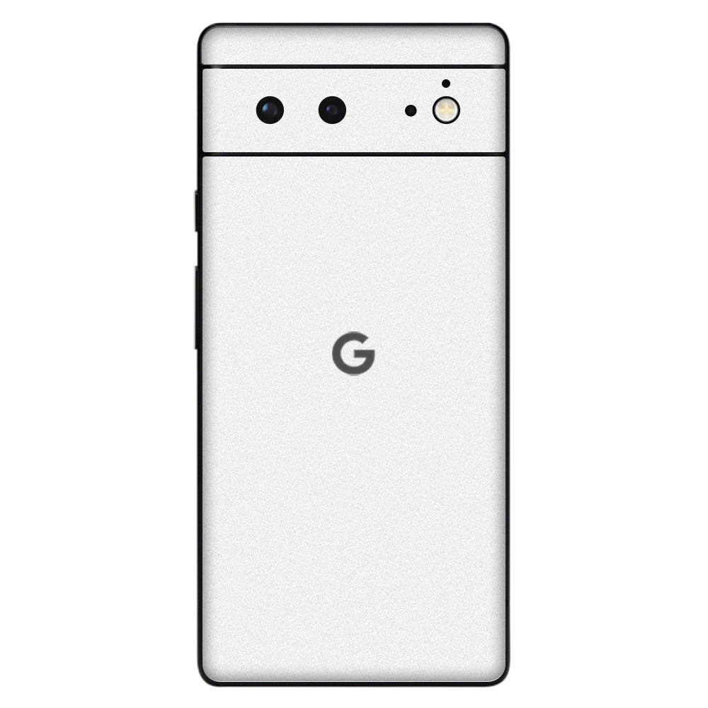 Pixel6a White Back Cover