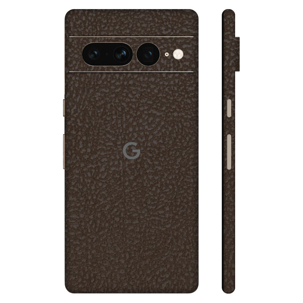 Pixel7 Pro Brown Leather Full Surface Cover