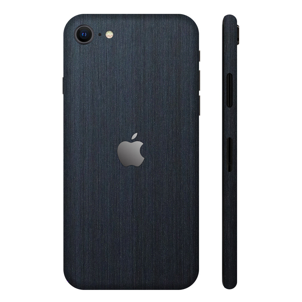 iPhoneSE 2nd Generation 3rd Generation Navy Brushed Metal Full Surface Cover